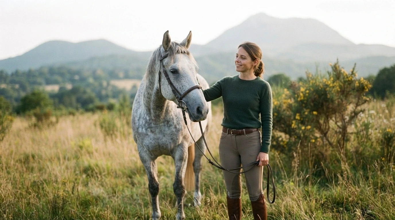Cours d'équitation à Villebret, Allier