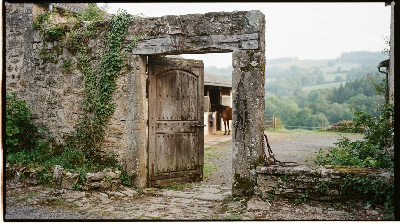 Entrée du Centre Equestre Jéléna, centre équestre à Villebret